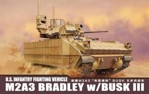 MENG 1/72 Scale U.S. Infantry Fighting Vehicle M2A3 Bradley w/BUSK III Model Kit