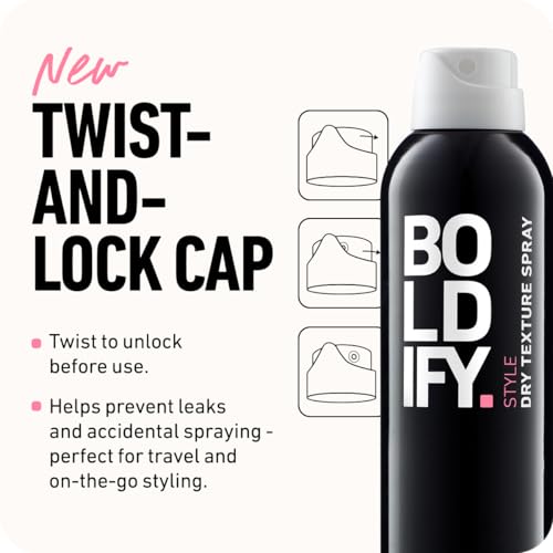 Boldify Dry Texture Spray - Hair Volumizer and Texturizing Spray for Fine Hair - Stylist Recommended Volume Products for Women & Men | For Fine Hair