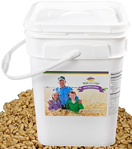Hard Red Wheat Berries : Wheatland™ : 25 lb Bulk: Emergency Preparedness : Mylar : Oxygen Absorber : 30 Year Shelf Life : Non GMO: NO Glyphosate :