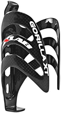 XLAB Gorilla XT Carbon Water Bottle Cage for Triathlon and Road Bikes 14 pounds of Grip Force – Gloss Black | bike-water-bottle-cages