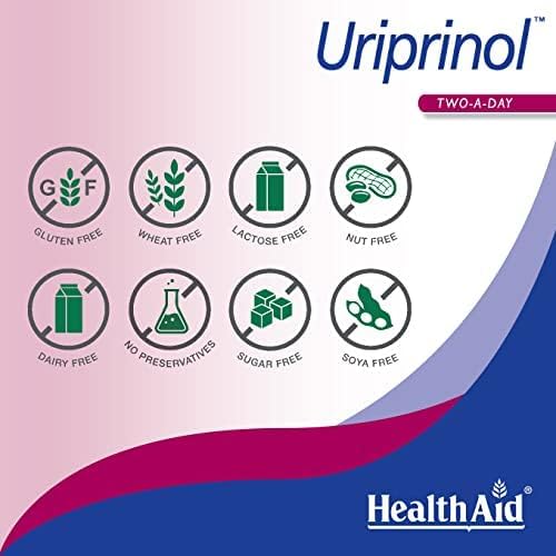 HealthAid Uriprinol® 60 Tablets – Twice‑Daily Antioxidant Uric Acid Cleanse with Montmorency Cherry, Celery Seed