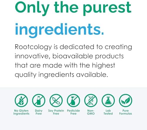Rootcology by Dr. Izabella Wentz | Amino Support | Amino Acid Complex Capsules with L-Glutamine, Glycine & MSM | 90 Capsules