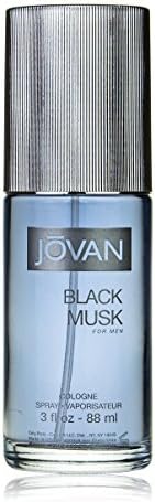 Jovan Black Musk Eau De Cologne Spray for Men, Multicolor, 3 Fl Oz