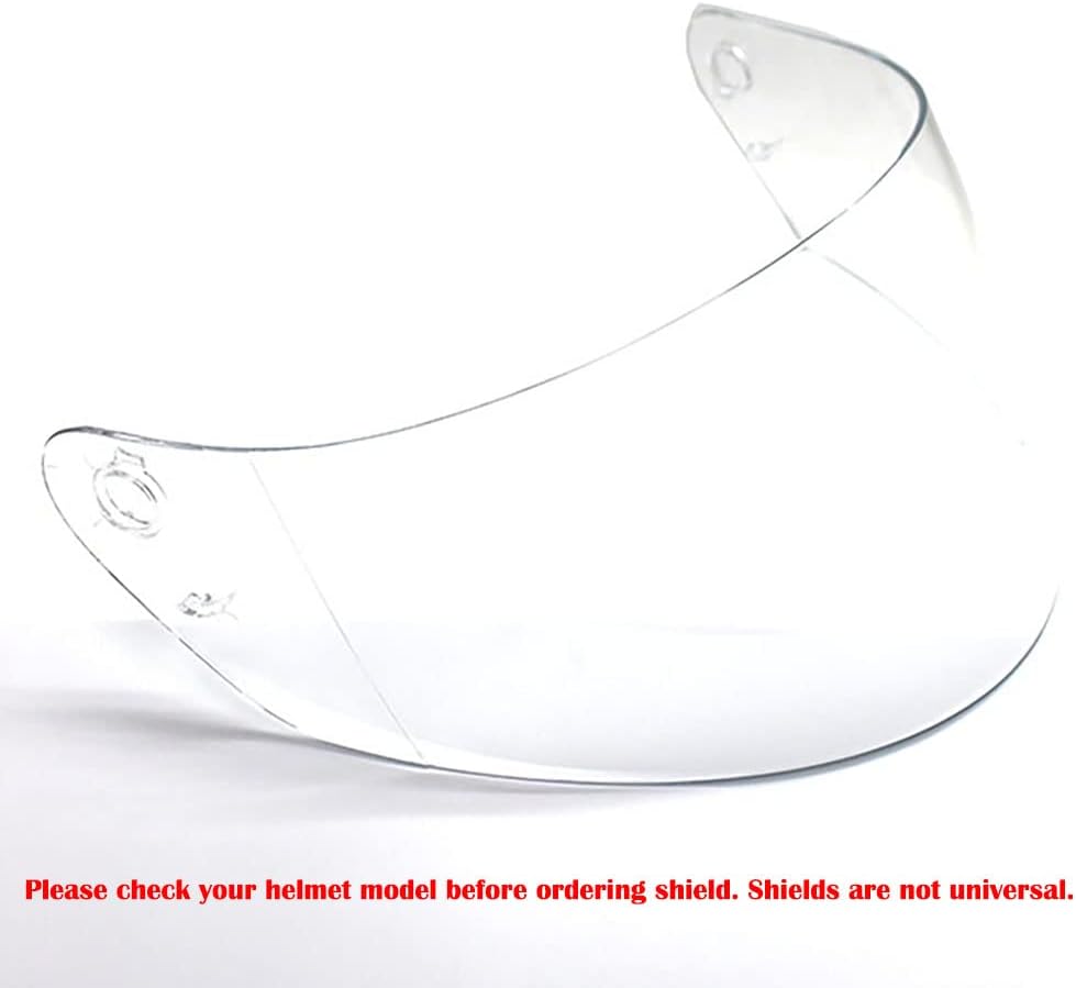 1Storm Motorcycle Dual Visor Full Face Helmet Shield for Helmet Model: HG335 only
