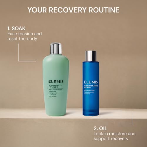 ELEMIS Active Body Concentrate Musclease 100ml, Revitalizing Massage Oil for Tired