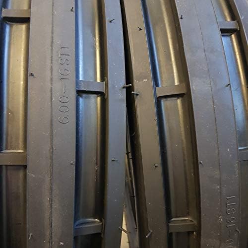 5.50x16 (2 Tires and 2 Tubes) 5.50-16, 5.50X16 ROAD CREW ST1 6 PLY 3 Rib Tractor Tires w/Tubes