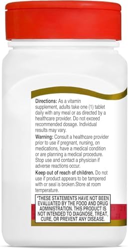 21st Century Vitamin D3 2000 IU Tablets, Bone & Immune, 110 Count | Vitamin D3 2000 IU Tablets, Bone Health & Immune System Support & Calcium Absorption, No Artificial Colors or Preservatives