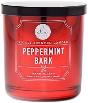 DW Home 10 oz Peppermint Bark 1 Wick Candle Holiday Collection