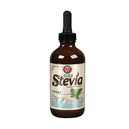 KAL Sure Stevia Extract Zero Calorie Sweetener, Low Carb, Plant Based Liquid Stevia Drops, Great Taste, Zero Sugar, Low Glycemic & Perfect for a Keto Diet, 60-Day Guarantee, Approx. 775 Servings, 4oz | Zero Calorie Sweetener - Plant Based, Low Glycemic &…