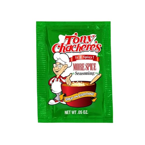 Tony Chachere Creole Seasoning, 1000 Count 0.05 Ounce (Original)