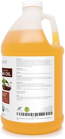 velona USDA Organic Castor Oil - 64 fl oz, Cold Pressed, USP Grade