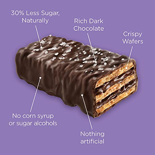 Little Secrets Dark Chocolate Crispy Wafers | 60 Minis | Made in Europe | Nothing Artificial & No Sugar Alcohols | Sustainable Cocoa | 1.4 Ounce