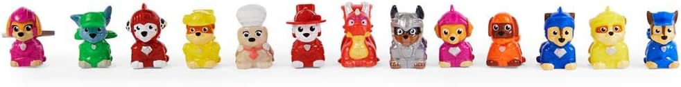 Paw Patrol Spin Master 6062143 Rescue Knights Collectible Blind Box Mini Figure with Castle Tower Container, 2-inch Height