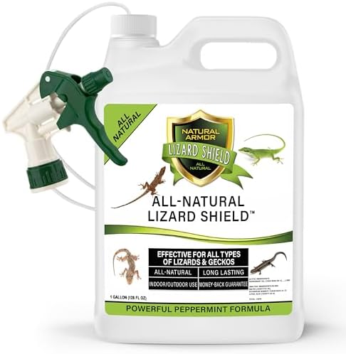 Natural Armor Lizard & Gecko Repellent - 1 Gallon (128 oz) w/Sprayer