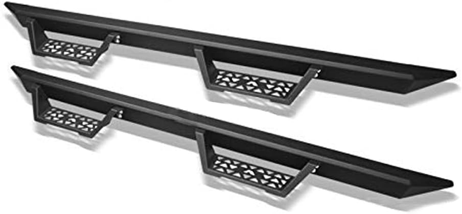 R&L Racing Matte Black Modular Drop Step Nerf Bars Boards Compatible with 2005-2018 Nissan Frontier Crew Cab