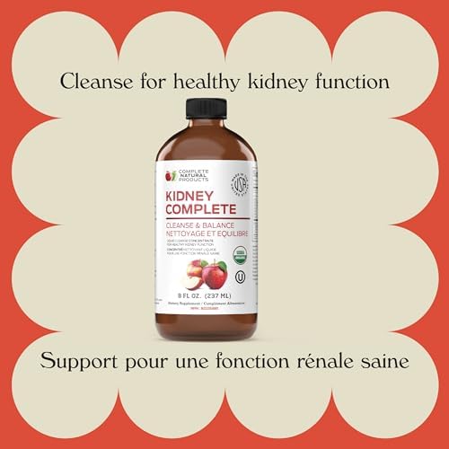 CNP | Kidney Complete Liquid 16oz - ACV, Lemon, Chanca Piedra Cleanse Aid | Kidney support liquid with apple cider vinegar, lemon and organic chanca piedra for daily cleanse and detox routines