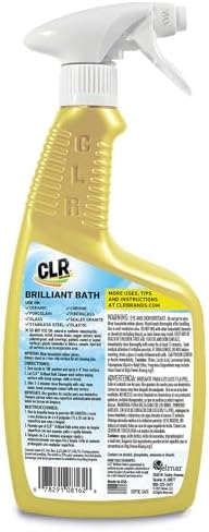 CLR Brilliant Foaming Action Bathroom Cleaner Spray 26 oz. Bottle 2 Pack