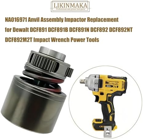 NA016971 Replaces for Dewalt DCF891 DCF891B DCF891N DCF892 DCF892NT | DCF892M2T Anvil Assembly Impactor Impact Wrench Power Tools