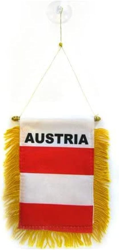 AZ FLAG Nicaragua Pennant 4x6 in 100D Polyester Suction Cup | Outdoor use Nicaraguan 15x10 cm triangular pennant stitched edges and reinforced finish