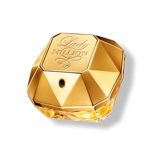 Rabanne Lady Million Eau de Parfum - Long Lasting Floral Woody Perfume for Women with Jasmine, Honey & Patchouli - Women's Designer Fragrance