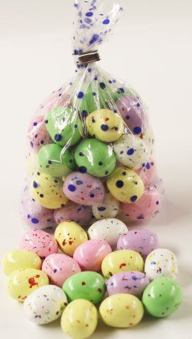 Scott's Cakes Speckled Chocolate Malted Eggs in a 1 Pound Bunny Hop Bag