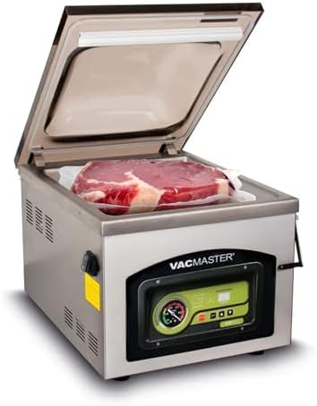 VacMaster VP230 Chamber Vacuum Sealer – Commercial Vacuum Sealer Machine for Food with 1/2 HP Oil Pump, 12.25” Seal Bar for 12” x 15” Bags