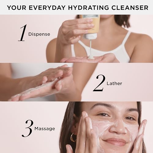 IT Cosmetics Confidence in a Cleanser - Daily Hydrating Serum Face Wash | Hyaluronic Acid + Ceramide Cleanser