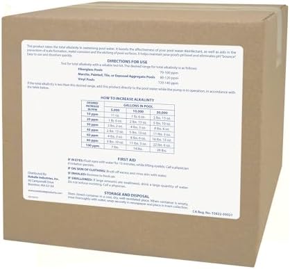 Pool Mate 10-Pounds Premium Alkalinity Increaser for Swimming Pools | 100% Sodium Bicarbonate, Alkalinity Up, Easy To Use, Works Fast, 11 ounces raises alkalinity 10 ppm per 5,000 gallons