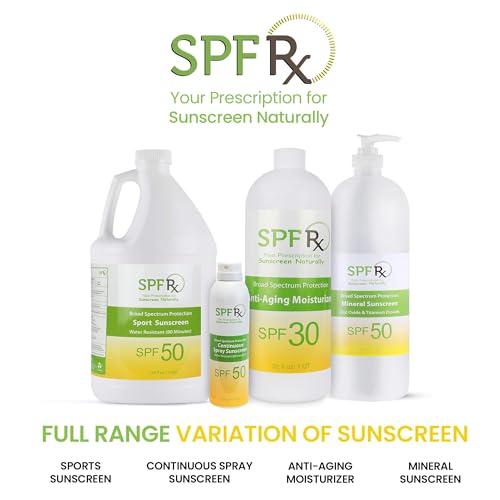 SPF 30 Sport Lotion- Water Resistant Sunscreen Broad Spectrum UVA & UVB Protection Non Greasy Residue Sunscreen Bulk, 1 Gallon