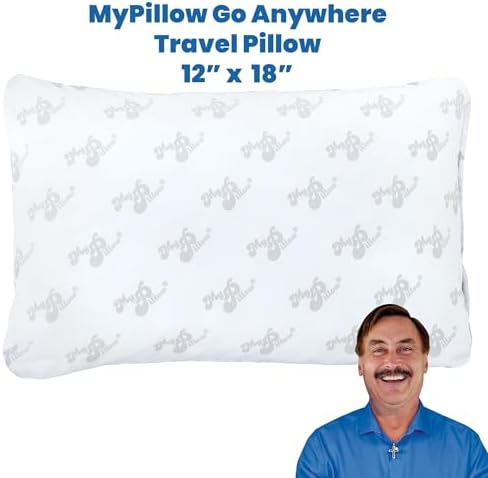 MyPillow Go Anywhere, Multi Use, Travel Pillow 12" x 18"