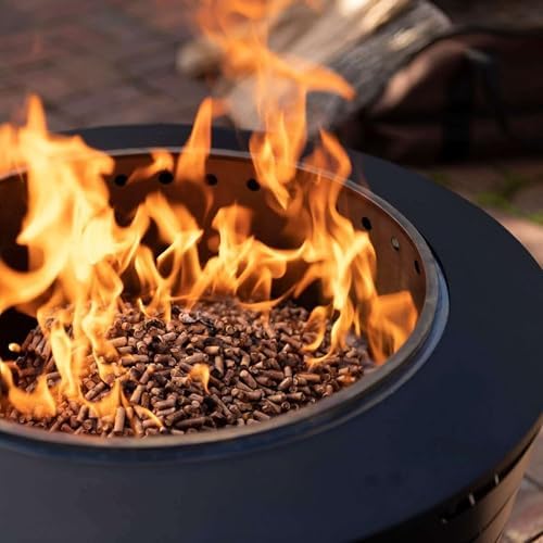 TIKI Wood Pellet Pack – 4-Pack Wood Pellets for Smokeless Fire Pits, Easy-to-Use Fire Pit Fuel for Outdoor Heating & Camping