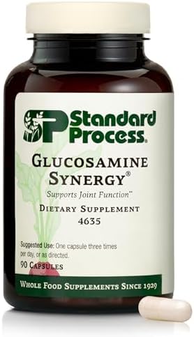 Standard Process Glucosamine Synergy - Joint Health Support Supplement - Connective Tissue with Boswellia Serrata - Whole Food-Based with Manganese