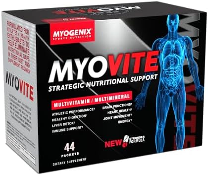 Myogenix Myovite Multivitamin – Daily Supplement – Designed for Athletes – Supports Joint, Heart