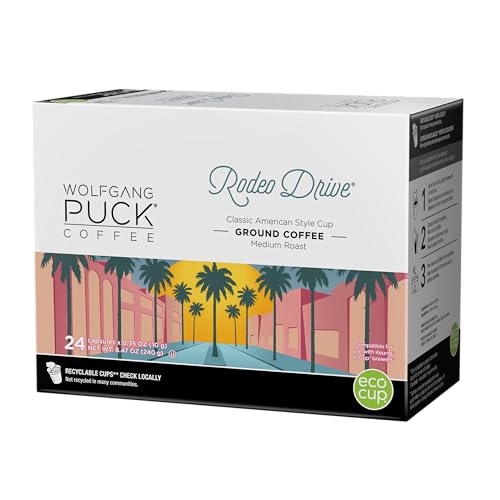 Wolfgang Puck Coffee Single Serve Capsules, Compatible with Keurig K-Cup Brewers, Hawaiian Hazelnut, 24 Count