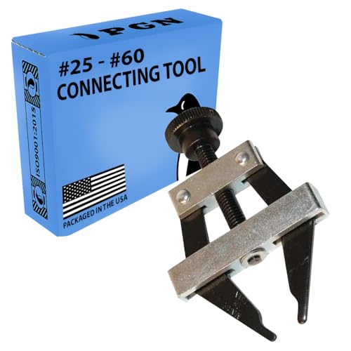 PGN Roller Chain Connecting Puller Tool - Fits #25-60 Chains Carbon Steel