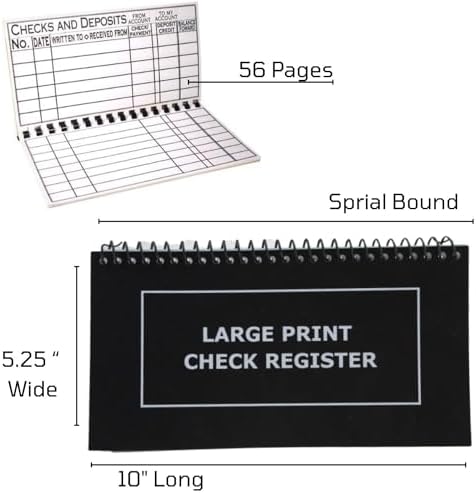 The Giant Print Check Register