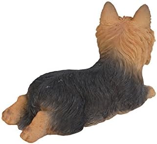 Hi-Line Gift Ltd Yorkshire Terrier Resin Dog Lying Down Statue