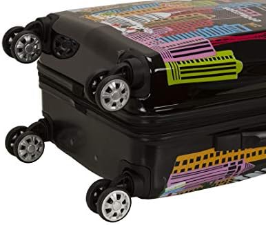 Rockland Departure Hardside 2 Piece Spinner Wheel Luggage, (20"/28"), Departure