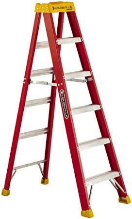 Louisville Ladder 4-Foot Fiberglass Step Ladder, 300-Pound Load Capacity, Type IA, L-3016-04