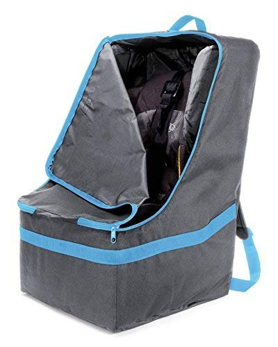 Car Seat Travel Bag — Adjustable, Padded Backpack for Car Seats — Car Seat Travel Tote - Compatible with Most Name Brand Car Seats