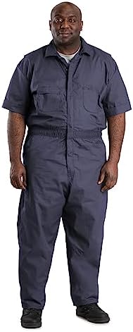Berne Men's Heritage Short Sleeve Poplin Coverall