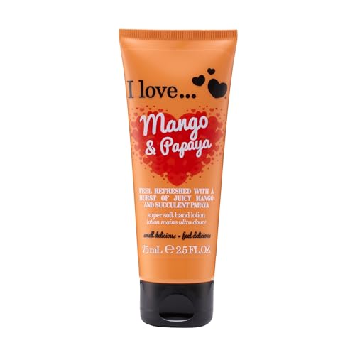 I Love Raspberry and BlackBerry Super Soft Hand Lotion - Hand Lotion for Dry Skin - Sweet Fragrance with Fruit Extracts - Organic Hand Cream - 2.5 oz