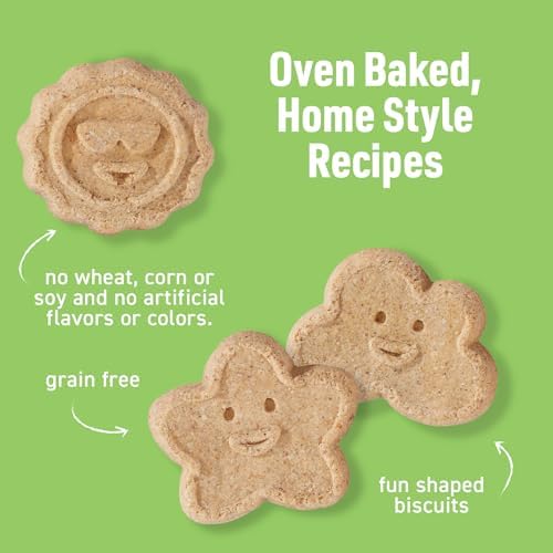 Cloud Star Wag More Bark Less - Dog Treats - Crunchy Biscuits - Grain Free Chicken & Sweet Potato - 14 oz Box