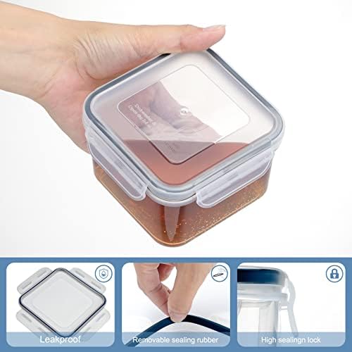 28 Pieces Food Storage Containers with Lids EXTRA LARGE Freezer Containers for Food BPA-Free Meat Fruit Vegetables Plastic Containers with lids