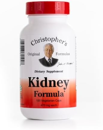 Christopher's Original Formulas Kidney Formula, Natural Herbal Support, 500 mg, 100 Caps