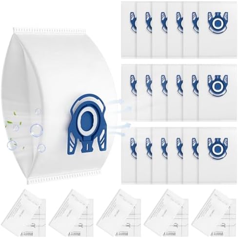 20 Pack 3D Airclean GN Vacuum Bags For Miele Classic C1 & Complete C1