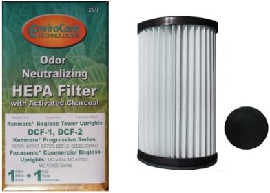 EnviroCare Replacement Tower HEPA Vacuum Filters Designed to Fit Kenmore Progressive Bagless Uprights