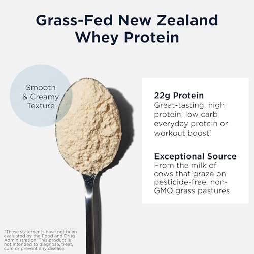 Designs for Health WheyCool - Grass Fed Whey Protein Powder Supplement with 20g Protein, May Support Athletes, Muscles + Energy - Non-GMO + Gluten-Free, Chocolate (30 Servings / 900g)