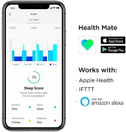 Withings Sleep - Sleep Tracking Pad Under The Mattress With Sleep Cycle Analysis