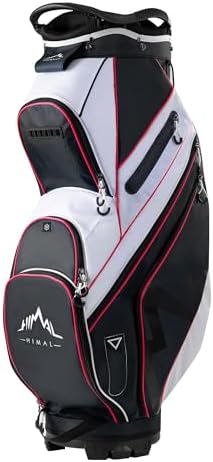 14-Way Golf Cart Bag with Organizer Divider | Full-Length Dividers, Rain Cover Included, Easy-Carry Handles, Club Organization, Cart Compatible